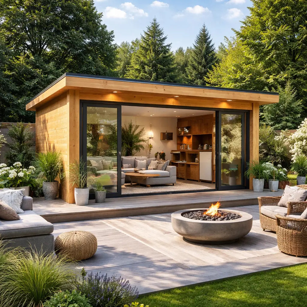 Matériaux haut de gamme pour abri de jardin résistants, durables et adaptés aux conditions extérieures pour une protection optimale et esthétique.