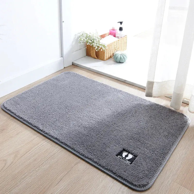 Tapis de porte de salle de bain épais absorbant Tapis de bain qui sèche