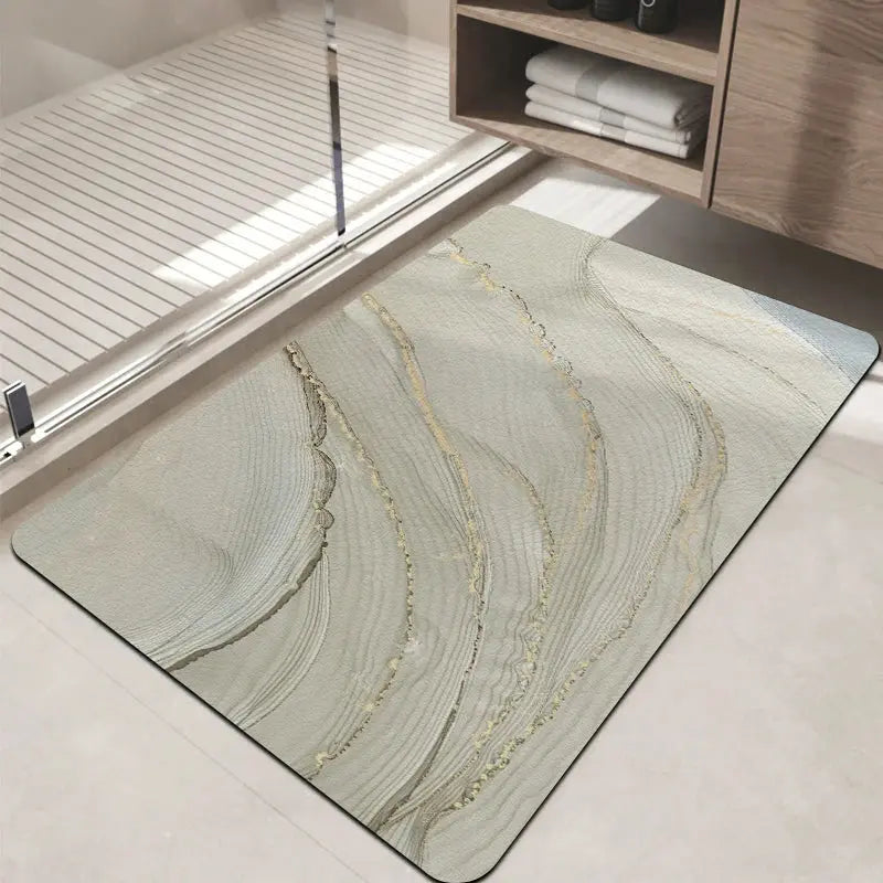 Tapis de bain absorbent luxe Tapis de bain qui sèche
