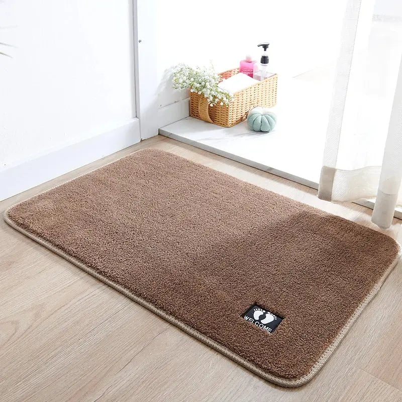 Tapis de porte de salle de bain épais absorbant Tapis de bain qui sèche