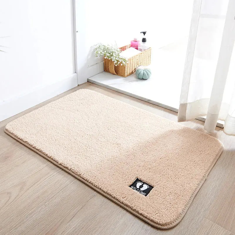 Tapis de porte de salle de bain épais absorbant Tapis de bain qui sèche