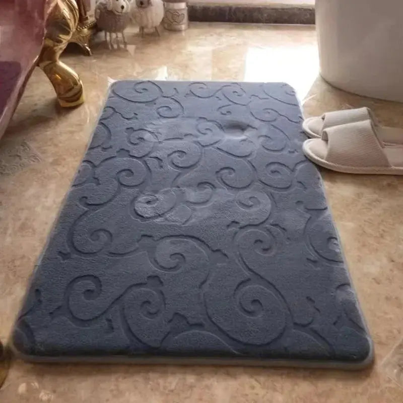 Tapis de salle de bain totalement absorbant Tapis de bain qui sèche