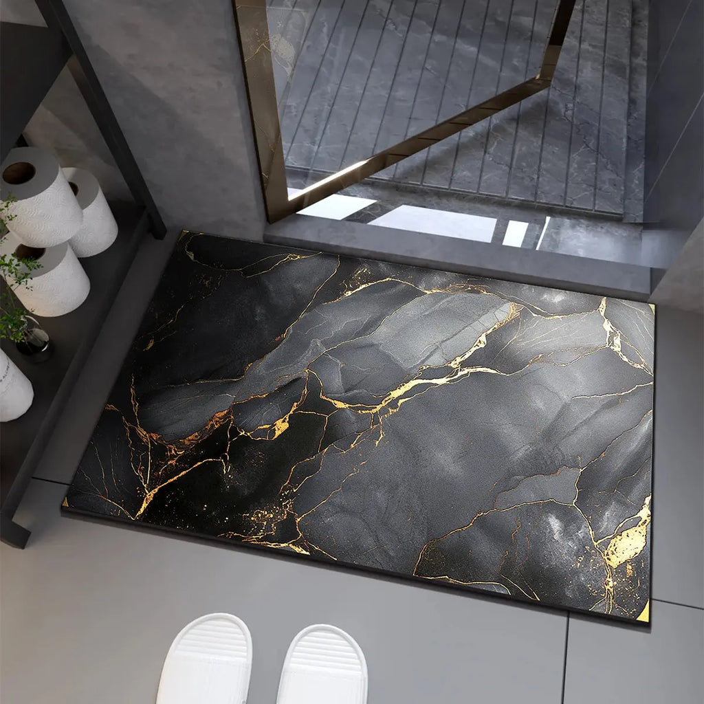 Tapis de bain de luxe super absorbant Tapis de bain qui sèche