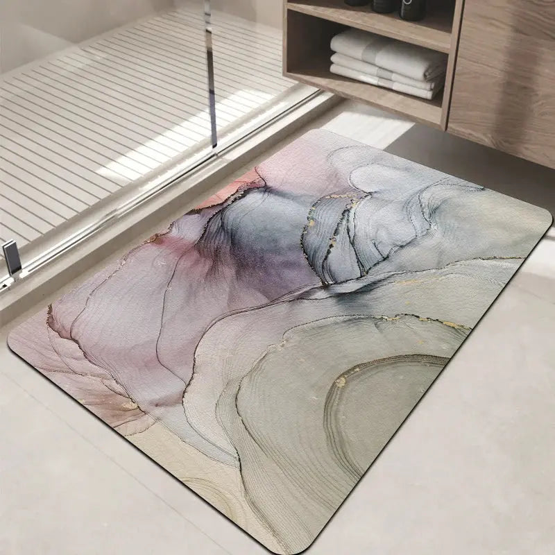 Tapis de bain absorbent luxe Tapis de bain qui sèche