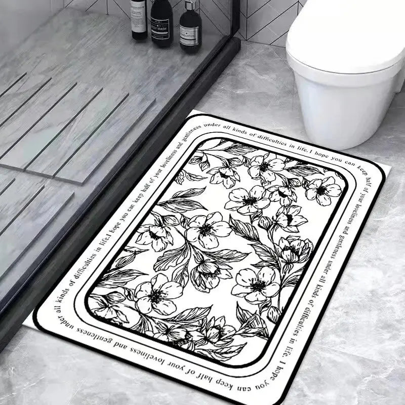 Tapis de Bain Ultra Absorbant en Diatomite 1