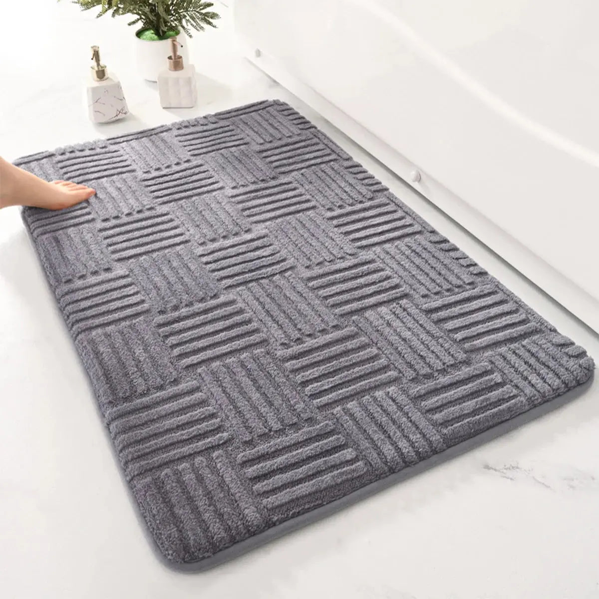 Tapis de Bain Ultra Absorbant en Diatomite 