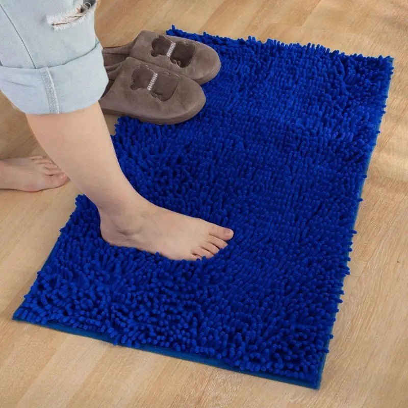 Tapis de bain 120x80 bleu de nuit