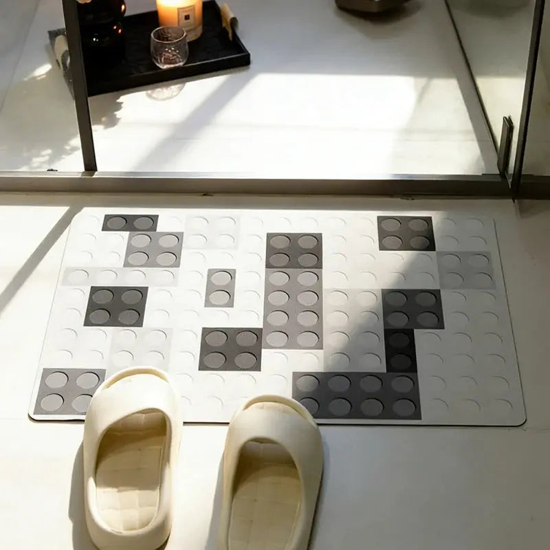 Tapis de bain Carreaux 3