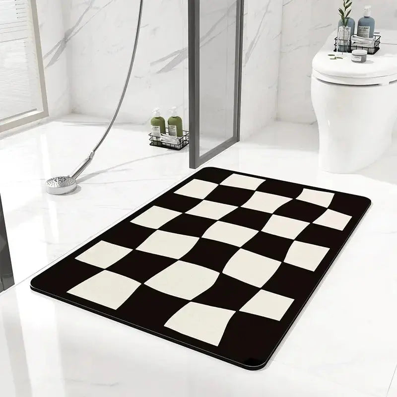 Tapis de bain Coussin Absorbant en Diatomite