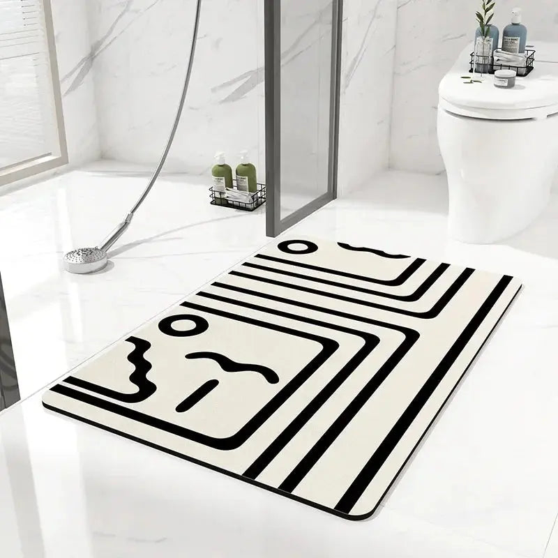 Tapis de bain Coussin Absorbant en Diatomite 1