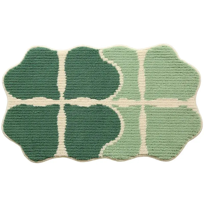 Tapis de bain Fiber de Polyester antidérapant 6