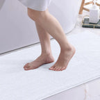 Tapis de bain Grand Lourd Solide blanc 