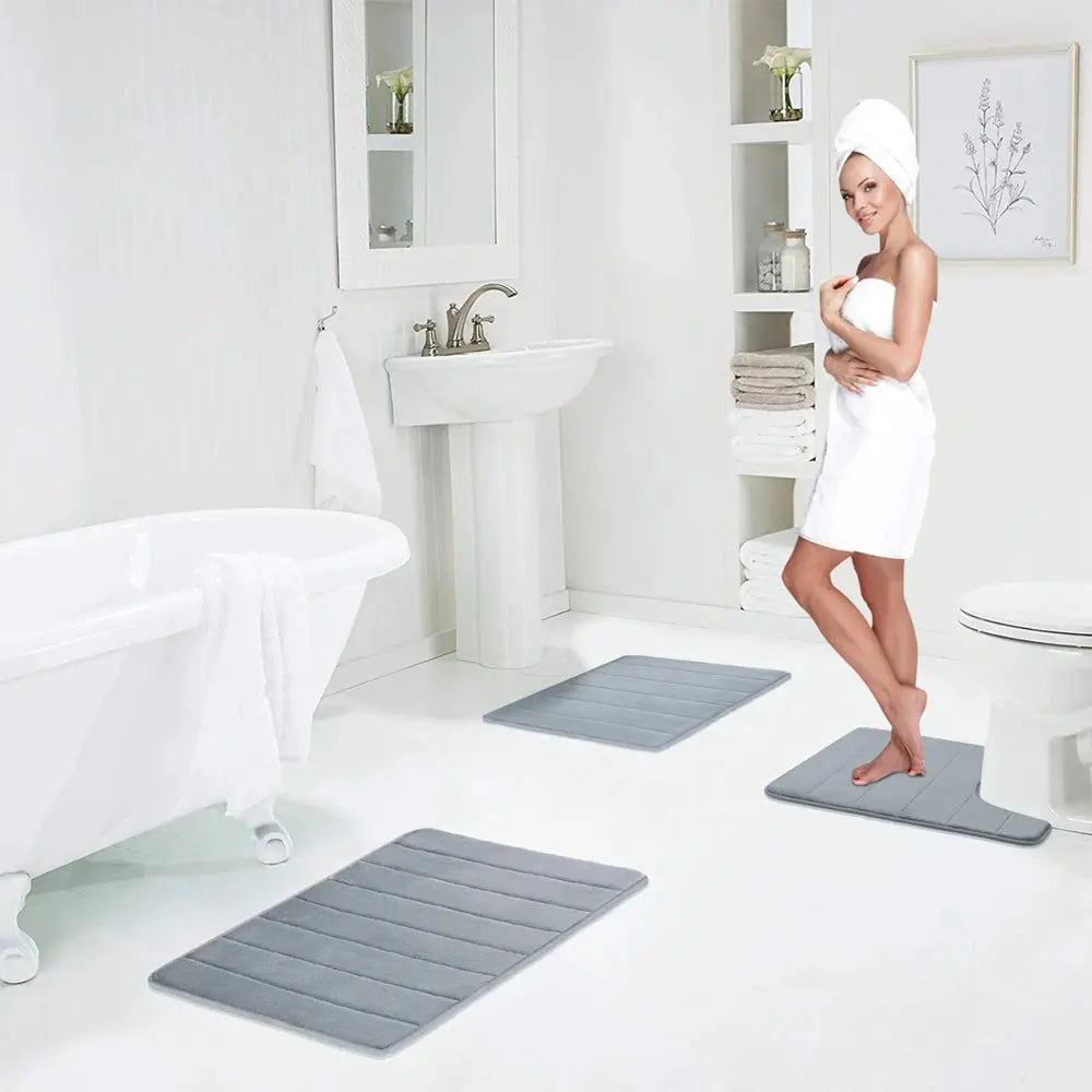 Tapis de bain Merci salle de bain