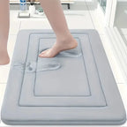 Tapis de bain Oui Oui Oui blanc de neige