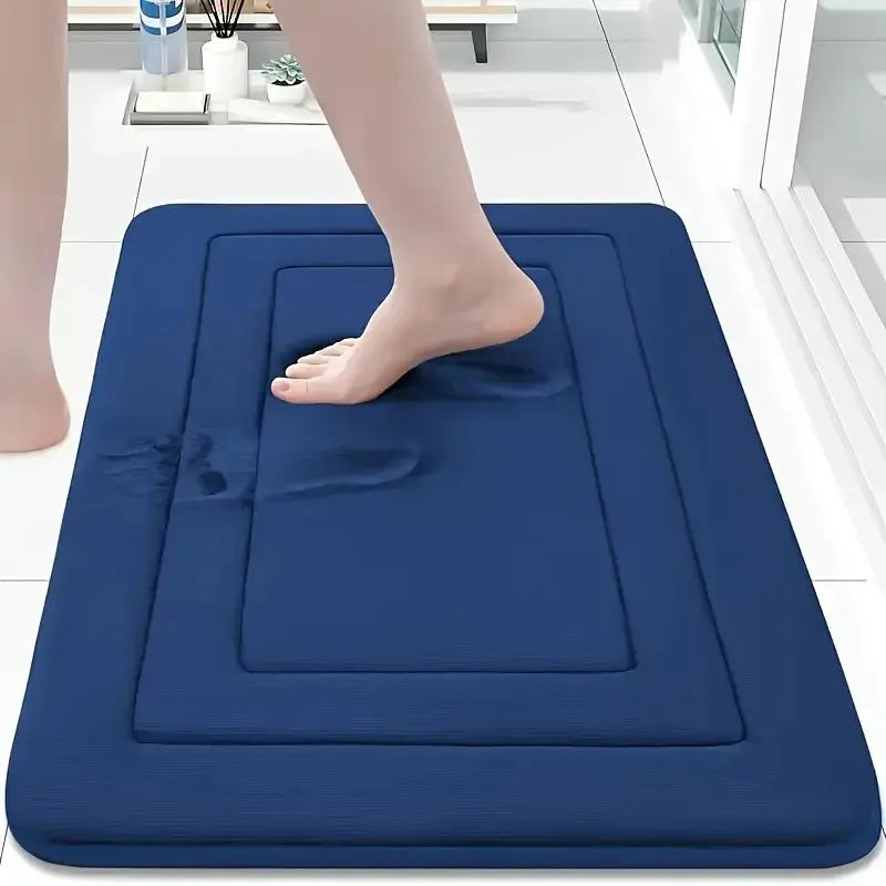 Tapis de bain Oui Oui Oui bleu de nuit