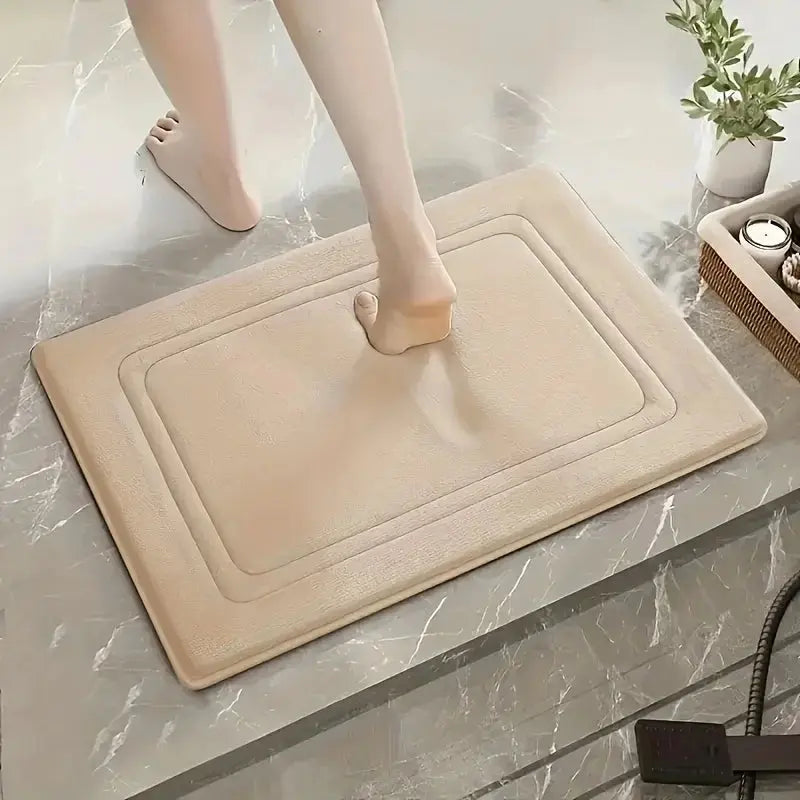 Tapis de bain Oui Oui Oui camel
