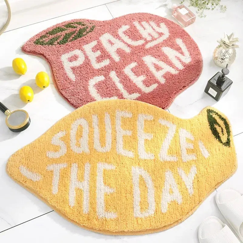 Tapis de bain moderne avec style naturel et épuré