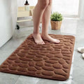 Tapis de bain absorbant en bonbon chocolat