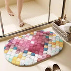 Tapis de bain moderne avec sechage rapide et confort optimal