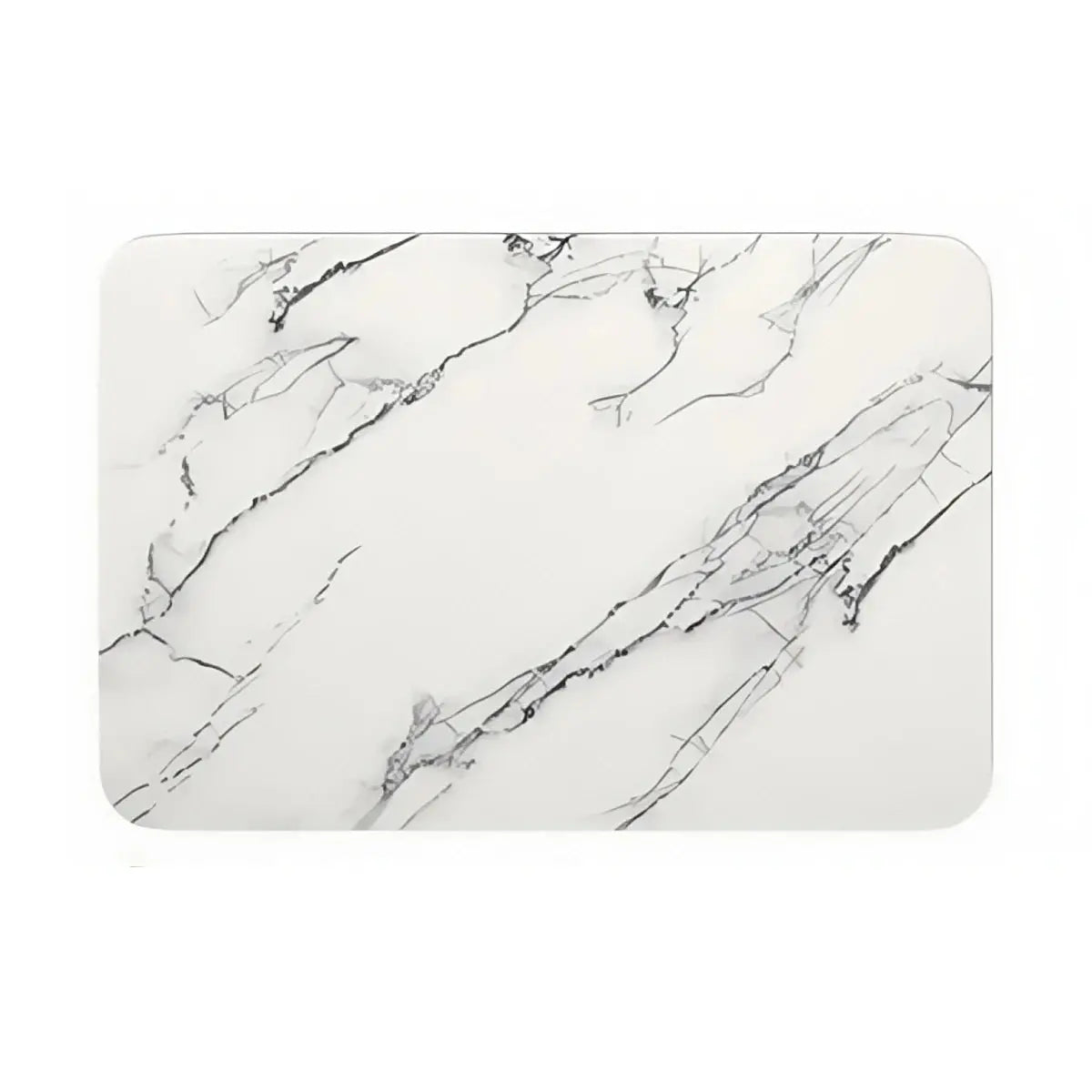 Tapis de bain absorbant luxe blanc