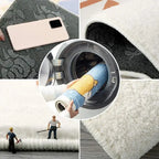 Tapis de bain antidérapant absorbant l'eau lavable