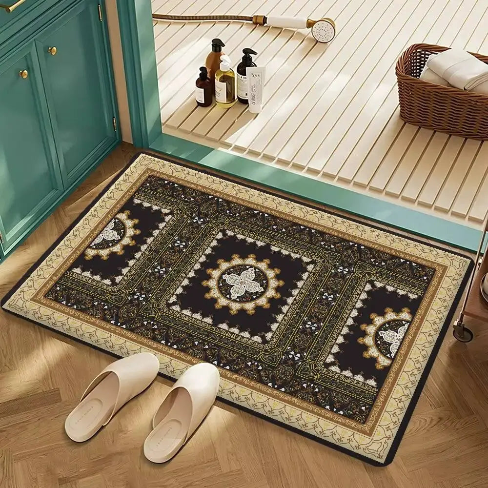 Tapis de bain antidérapant imprimé