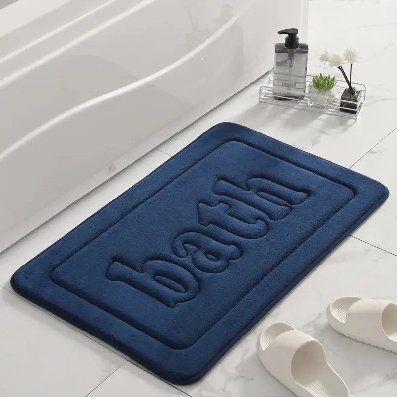 Tapis de bain absorbant pour sol sec après douche