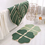 Tapis de bain Fiber de Polyester antidérapant 1