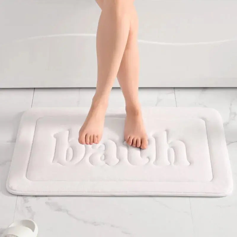 Tapis de bain doux pour salle de bain premium