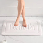 Tapis de bain doux pour salle de bain premium