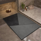 Tapis de bain doux et absorbant pour salle de bain design
