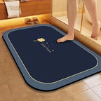 Tapis de bain bonne mousse violet