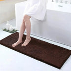 Tapis de bain caresse pieds chocolat