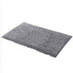 Tapis de bain caresse pieds gris