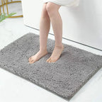 Tapis de bain caresse pieds gris 6