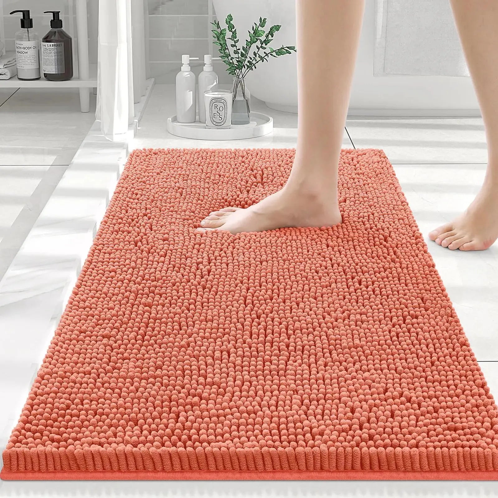 Tapis de bain minimaliste pour décoration intérieure moderne
