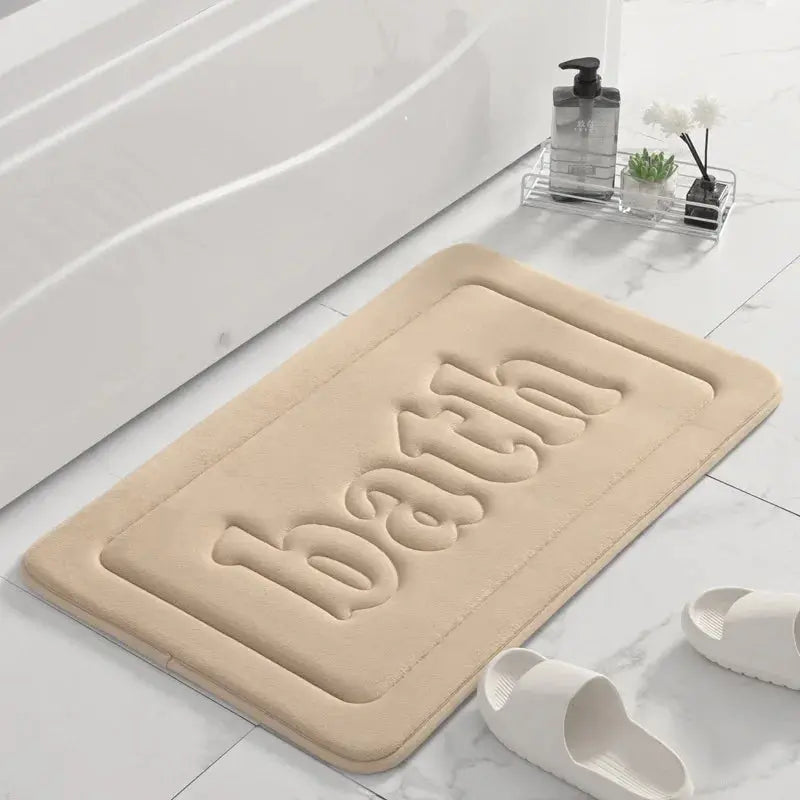Tapis de bain design pour salle de bain moderne et élégante