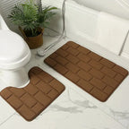 Tapis de bain crème en mousse à mémoire de forme 2 ok 6