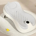 Tapis de bain à détection de température pour bébé gris