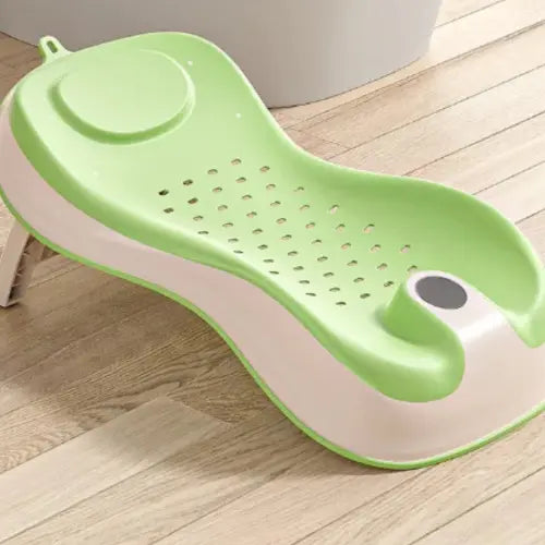 Tapis de bain à détection de température pour bébé vert