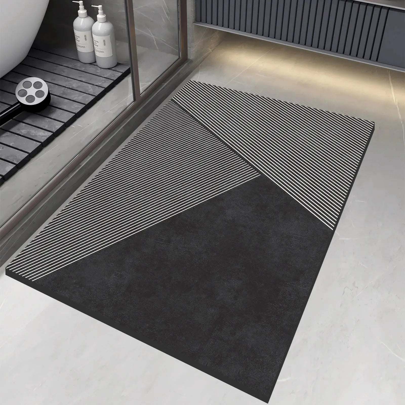 Tapis de bain de luxe en boue de Diatomite
