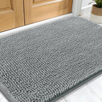 Tapis de bain de porte pour chien mignon vert