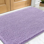 Tapis de bain de porte pour chien mignon violet