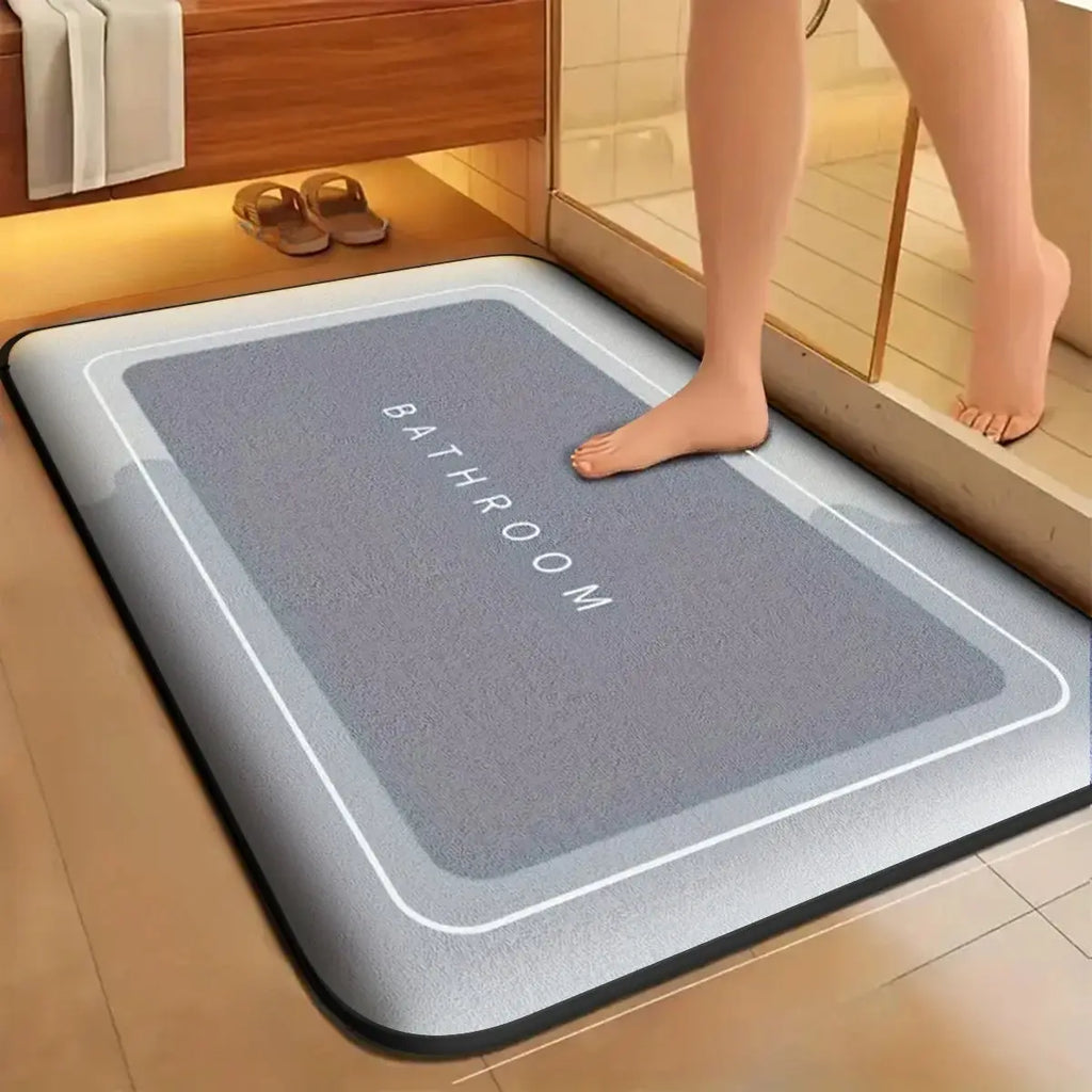 Tapis de bain design clair