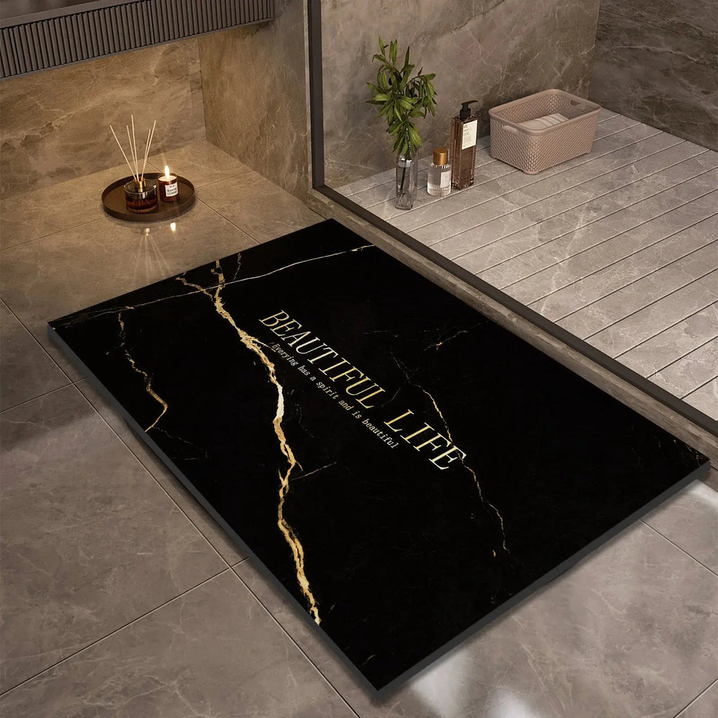 Tapis de bain antidérapant absorbant haute qualité