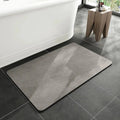 Tapis de bain diatomite supérieure gris