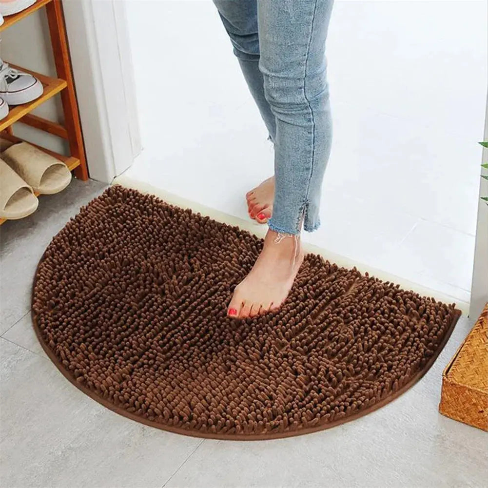 Tapis de bain doux pieds chocolat