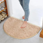 Tapis de bain doux pieds gris
