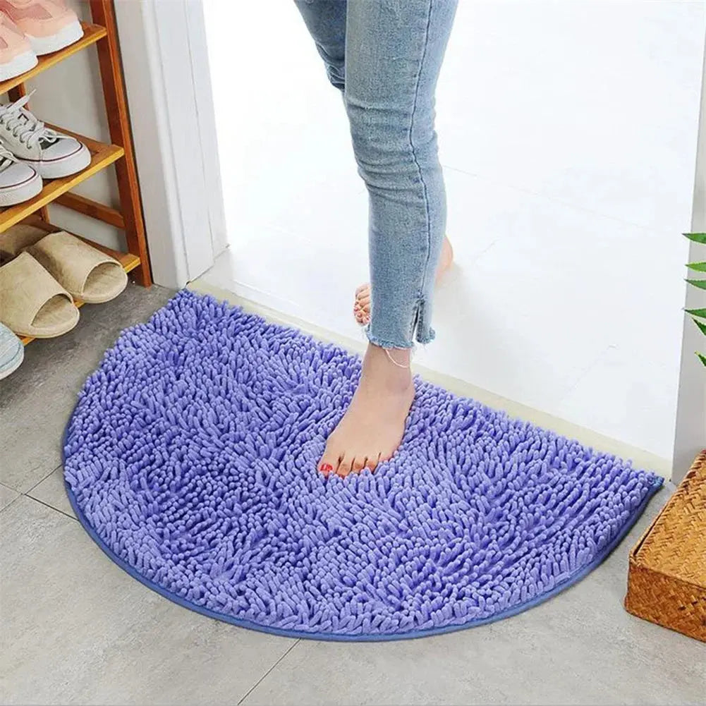Tapis de bain doux pieds violet clair