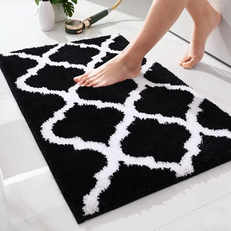 Tapis de bain confortable pour intérieur moderne